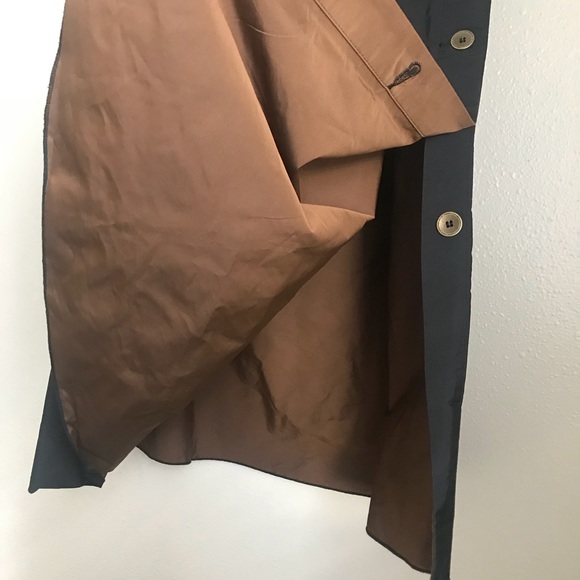 NWT Zara Black/ Bronze Reversible Skirt - Picture 7 of 7